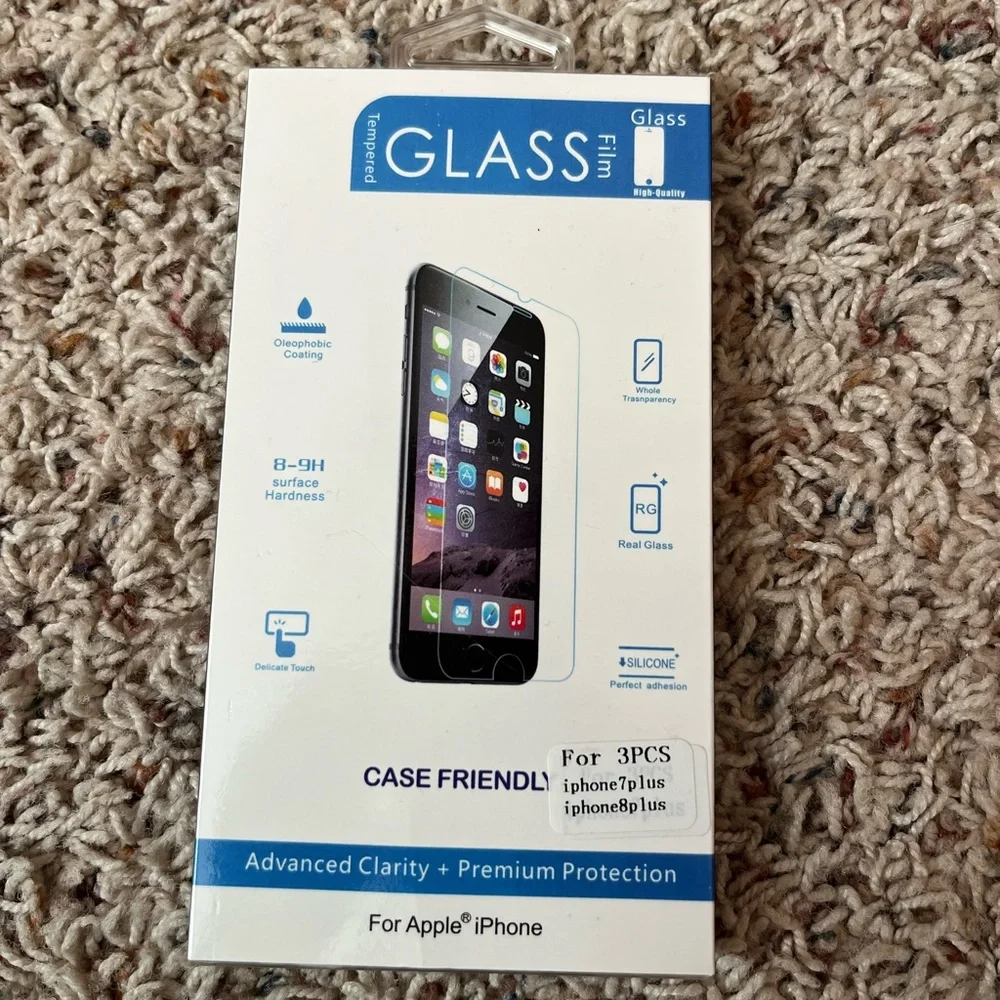 iPhone 7+/8+ Tempered Glass Screen Protectors